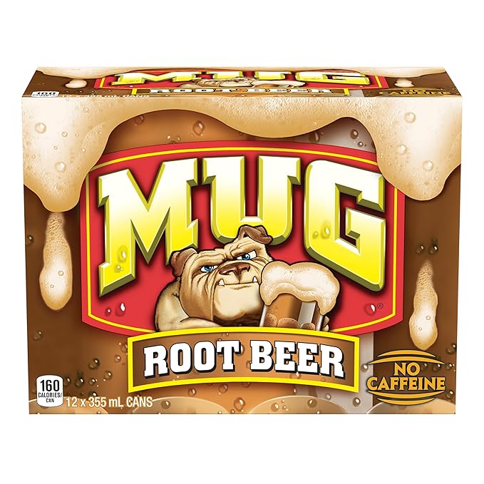 MUG Root Beer 355mL/12 fl. oz. Cans 12 Pack {Imported from Canada}