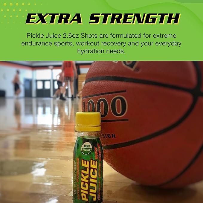 Pickle Juice Sports Drink Shots Ultra - Relieves Cramps Immediately - Electrolyte Pickle Juice Shots for Day &amp Night Time Leg Cramp Relief - 2.6 oz 48 Pack