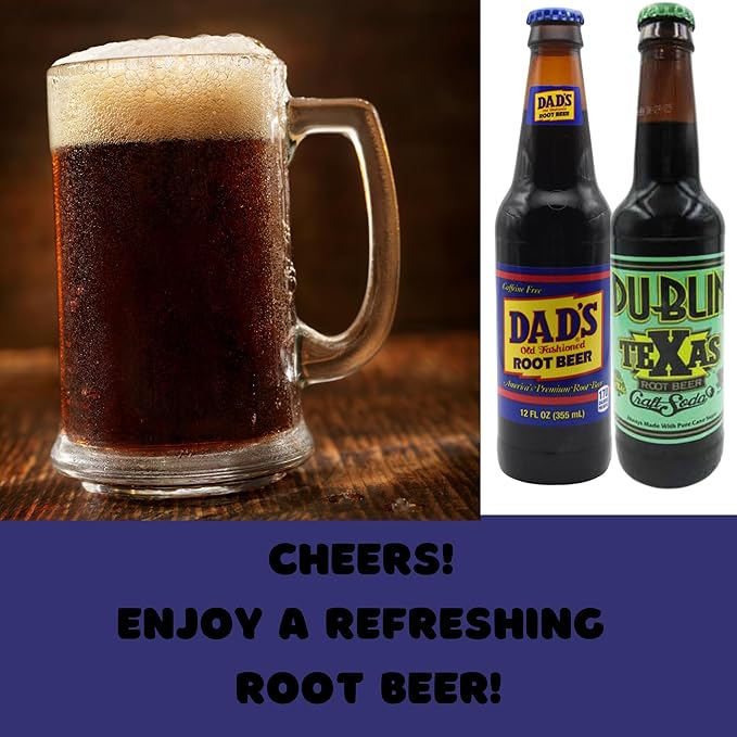 Root Beer Surprise Variety Sampler | Premium Craft Root Beer Variety Pack from Around USA | Includes Crazy Soda Pop Bottle Opener (6 Pack)