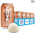 Cove Probiotic Soda Zero Sugar Better-For-You Alternative - Refreshing Delicious Probiotic Drink No Synthetic Colors &amp Caffeine Free - Root Beer 12 Pack