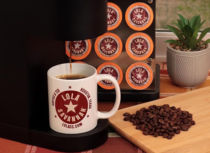 Lola Savannah Vanilla Cinnamon Pecan Caffeinated Coffee Pods Flavored Coffee in Pod Shaped Containers 100 Count