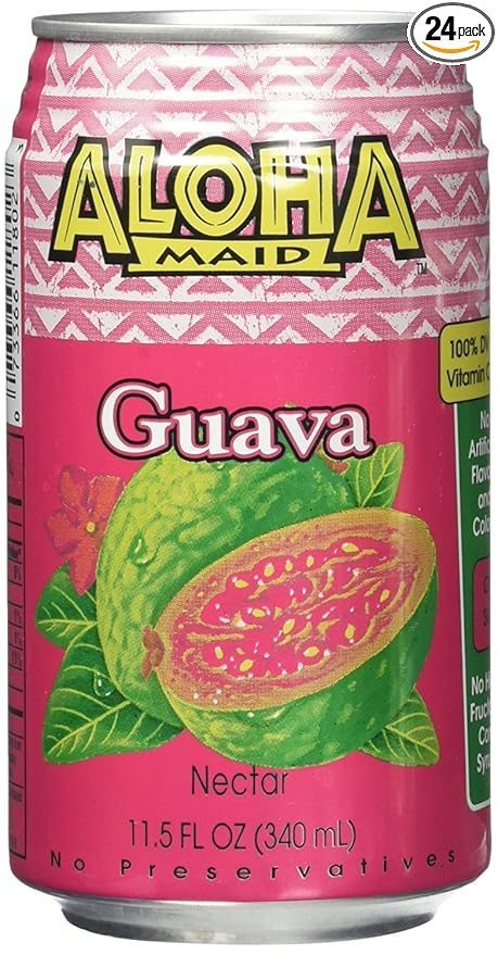Aloha Maid Guava 11.5 Fl Oz (Pack of 24)