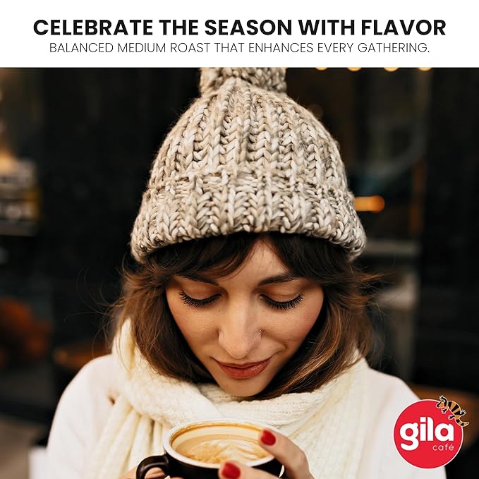 gila café Whole Beans Coffee Medium Roast Master Blend 32oz (1-Pack) - 100% Mexican Arabica Roasted Coffee Beans - Made with Coffeeberry - Chocolate Vanilla Hazelnut Notes