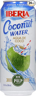 Iberia Coconut Water with Pulp 16.9 fl oz (Pack of 24)