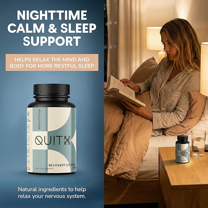Withdrawal and Detox Support 90 Day Recovery Complex – Sleep Energy Stress Mood &amp Craving Support – Daily Supplement - Magnesium Glycinate Ashwagandha GABA L-Theanine Agmatine &amp More