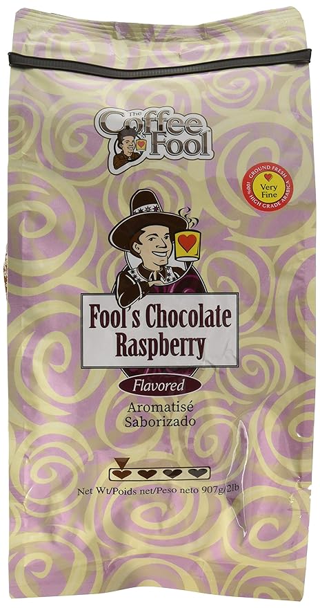 The Coffee Fool Chocolate Raspberry Very Fine Grind 2 Pound