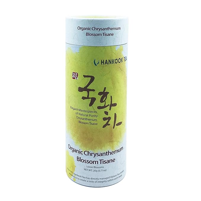 Hankook Tea Organic Chrysanthemum Blossom Tisane 0.71 Ounce