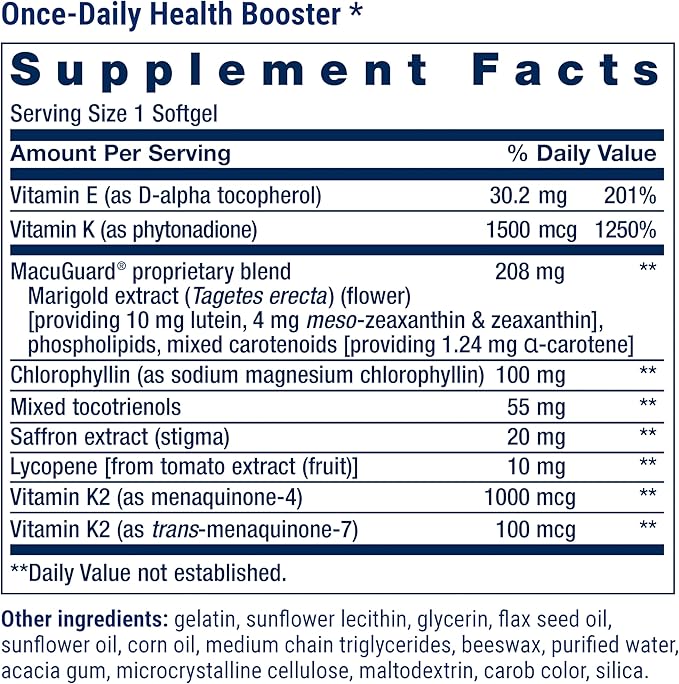 Life Extension Comprehensive Nutrient Packs Advanced Curcumin Fish Oil multivitamin CoQ10 multis and Supplements 30 on-The-go Packets Gluten-Free Non-GMO