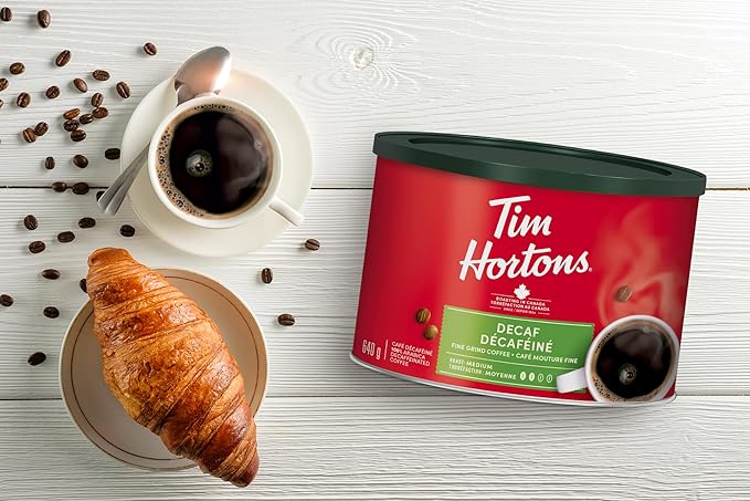 Tim Horton's Decaf Ground Coffee 640g {Imported from Canada}