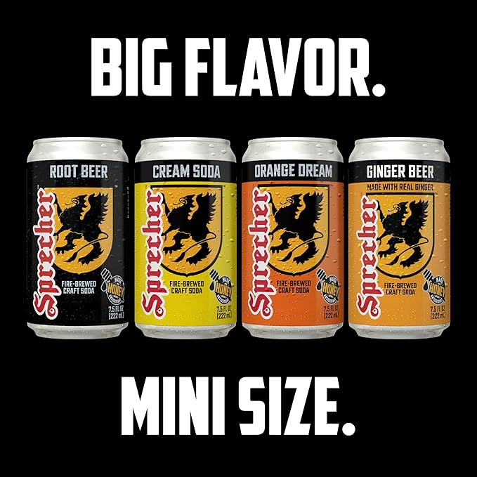 Sprecher Root Beer 7.5 fl oz Mini Cans (10 Pack)