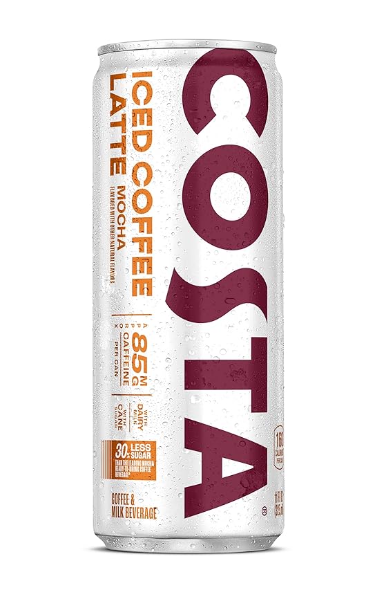 Costa Iced Coffee Latte Mocha 11oz 12pk