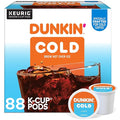 Dunkin' Brew Over Ice Keurig Single Serve K-Cup Pods 4.14 Oz 22 Pods Per Pack Case Of 4 Packs