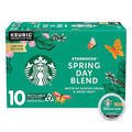 Starbucks K-Cup Coffee Pods Medium Roast Coffee Spring Day Blend For Keurig Coffee Makers 100% Arabica Limited Edition 1 Box (10 Pods)