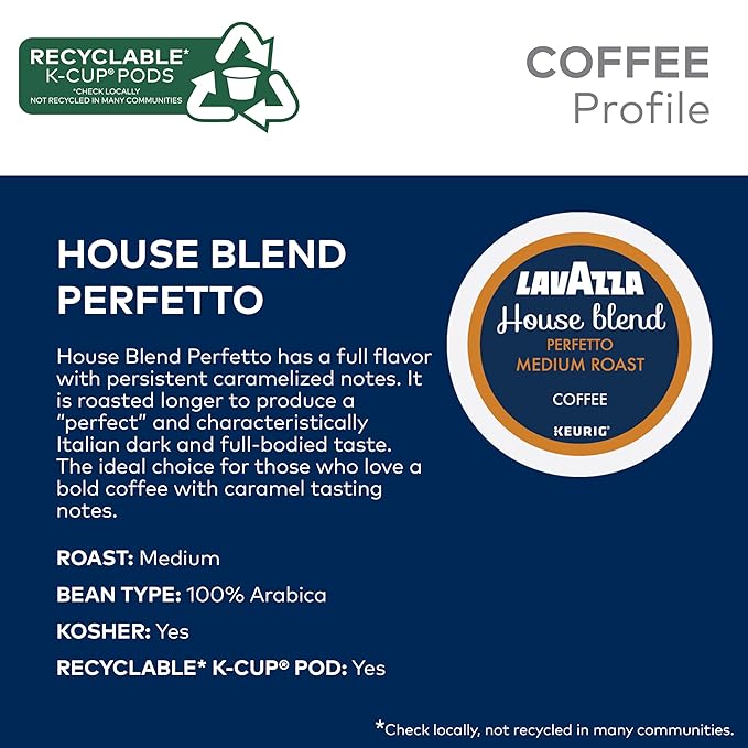 Lavazza Variety Pack Light &amp Medium Roast K-Cup Coffee Pods 20 Count (Pack of 4)