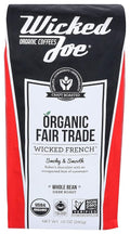 Wicked Joe Coffee French Whole Bean 12 oz red