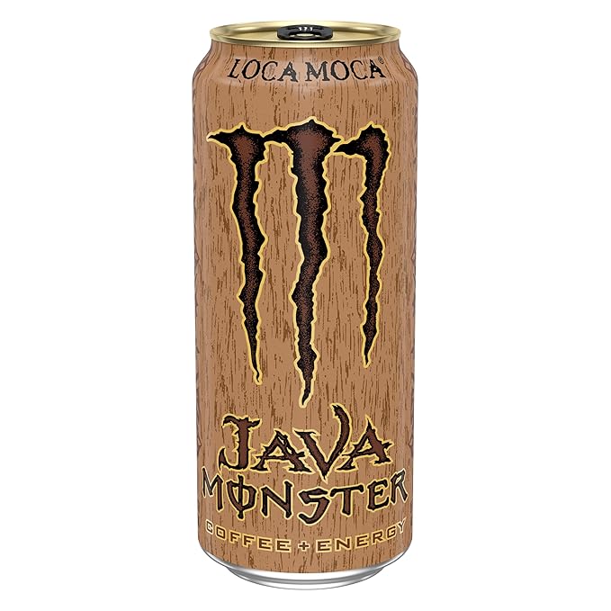 Java Monster Loca Moca Coffee + Energy Drink 15 Ounce | Pack of 12