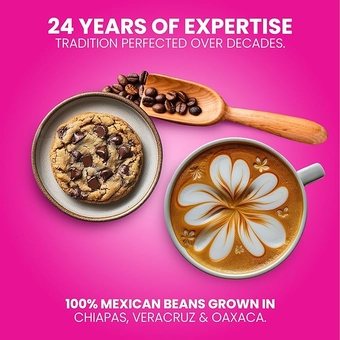 gila café Whole Beans Coffee Medium Roast Master Blend 32oz (1-Pack) - 100% Mexican Arabica Roasted Coffee Beans - Made with Coffeeberry - Chocolate Vanilla Hazelnut Notes