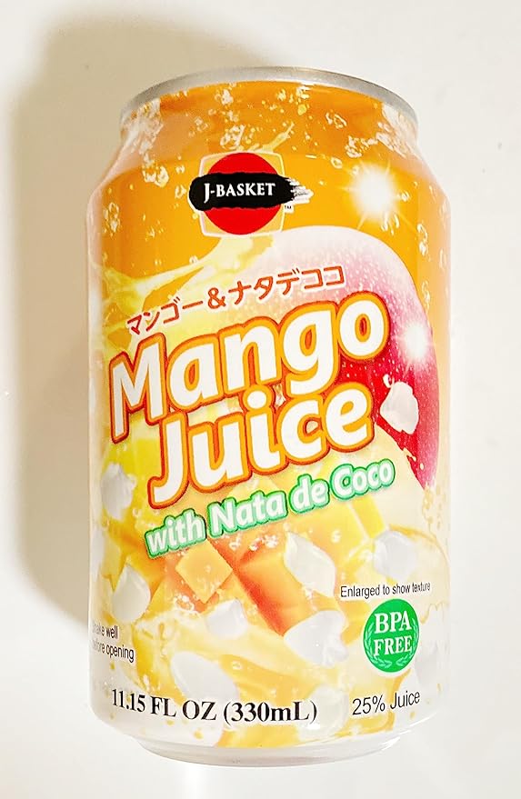 J-Basket Mango Juice 11.15 Oz (6 Cans)