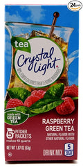 Crystal Light Raspberry Green Tea Drink Mix 10-Quart Canister (Pack of 24)