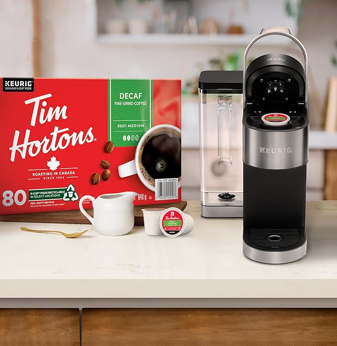 Tim Hortons Single-serve Decaf 80 K-Cup Pods 840g/29.6oz {Imported from Canada}