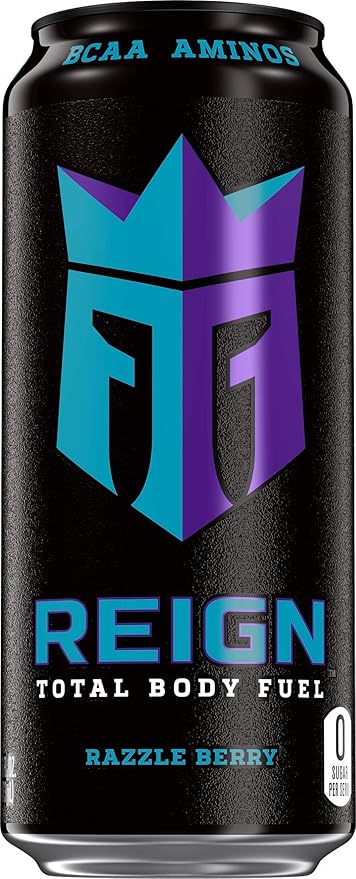 Reign Total Body Fuel Razzle Berry Fitness &amp Performance Drink 16 Ounce | Pack of 12