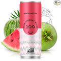 100 Coconuts Watermelon Pure Coconut-100% Pure Coconut Water - Low Calorie All-Natural Drink with Electrolytes - Naturally Sweet no preservatives- Non-GMO 11 fl oz Pack of 12 (Pure Coconut Water)
