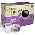 Caza Trail Coffee Pods French Roast Single Serve 24 Count (Pack of 1) (Packaging May Vary)