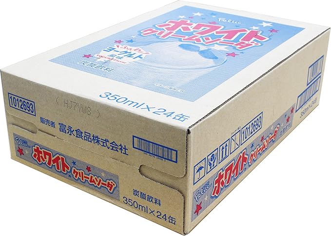 Felice White Cream Soda 11.83 fl oz 24 packs