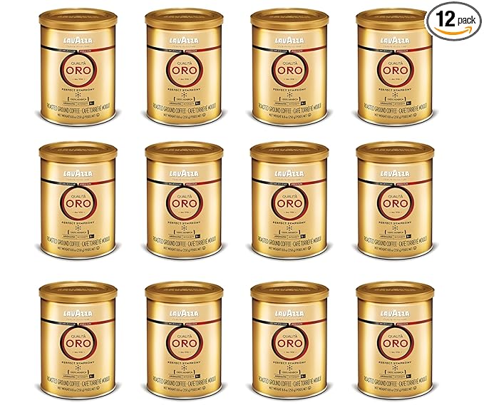 LAVAZZA Oro Espresso Tin 12 Count 8.8 OZ