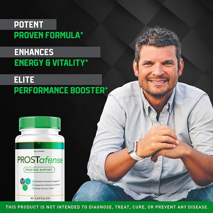 (2 Pack) Prostafense Health Supplements for Men Capsules - Official Prostafense Pills All Natural Support Prostafence Maximum Strength Premium Formula for Daily Wellness 120 Capsules for 2 Months