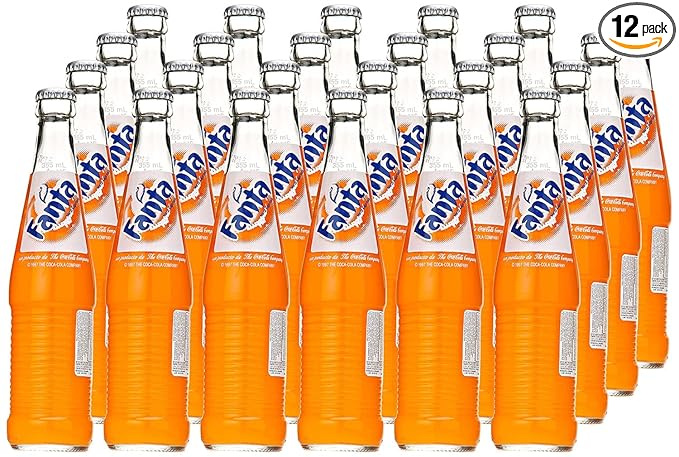 Fanta 12 Pack - Mexican Glass Soda - In Voodoux Sales Package