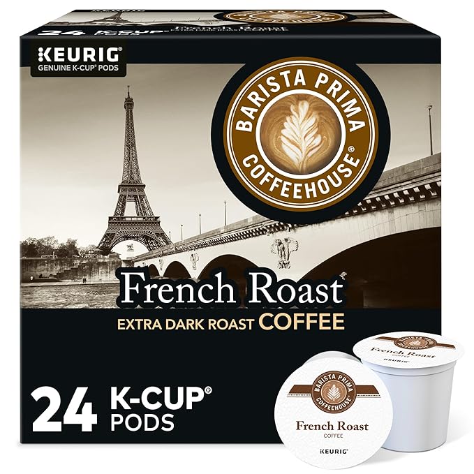 Barista Prima Coffeehouse French Roast Keurig Single Serve K-Cup Pods 96 Count