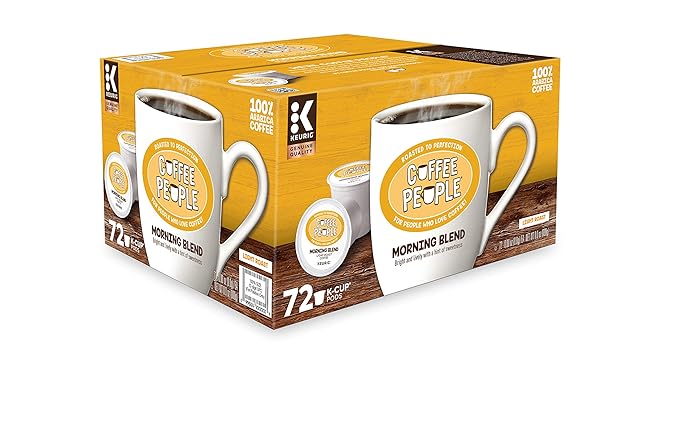 Coffee People Morning Blend Single-Serve Keurig K-Cup Pods Light Roast Coffee  72 Count