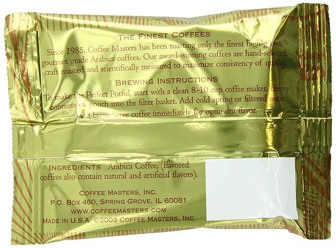 Coffee Masters Perfect Potful Cranberry Crème Brulee 1.5 Ounce (Pack of 12)