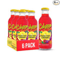 Calypso Lemonade Paradise Punch Lemonade Made with Real Fruit 16 Fl Oz Glass Bottles (Pack of 6)