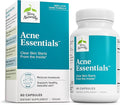Terry Naturally Acne Essentials - Skin Support Supplement for Clear Skin - Supplement with Vitamins A C &amp Zinc - Skincare Supplement for Occasional Acne - 60 Capsules (60 Servings)