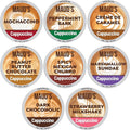 Maud's Cappuccino Coffee Pods Variety Pack 56 ct 8 Assorted Flavors Single Serve Pods – Compatible with Keurig K Cups Maker