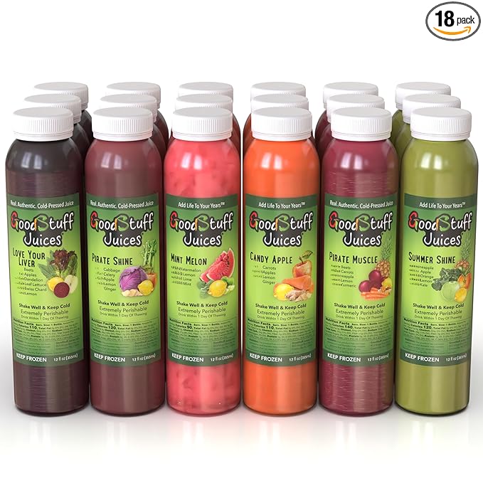 GoodStuff Juices The Deep Juice Cleanse (3-Day Cleanse (18 bottles))
