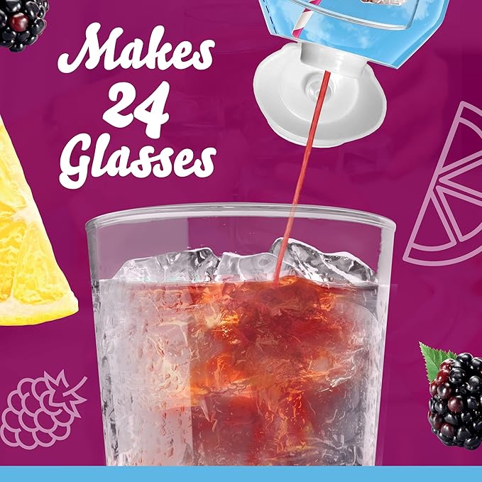 Crystal Light Liquid Blackberry Lemonade Water Enhancer 1.62 OZ (Pack of 12)