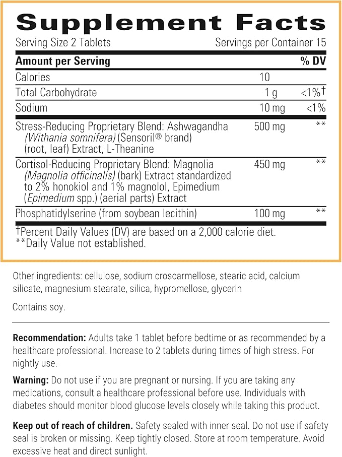 Integrative Therapeutics Bundle with Cortisol Manager 30 Tablets &amp L-Theanine 60 Capsules - Cortisol Manager for Stress Support with Ashwagandha* - L-Theanine to Support a Relaxed State*