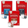 Community Coffee Variety Pack 72 Count Coffee Pods Medium Dark Roast and Flavored Compatible with Keurig 2.0 K-Cup Brewers 24 Count (Pack of 3