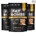MariGold Keto Fat Bombs - Chocolate Pecan Crisp - Low Carb Collagen Rich Grass-fed Ghee Organic Cocoa Butter Gluten-Free Non-GMO (3 bags 5 Servings each) No Weird Aftertaste
