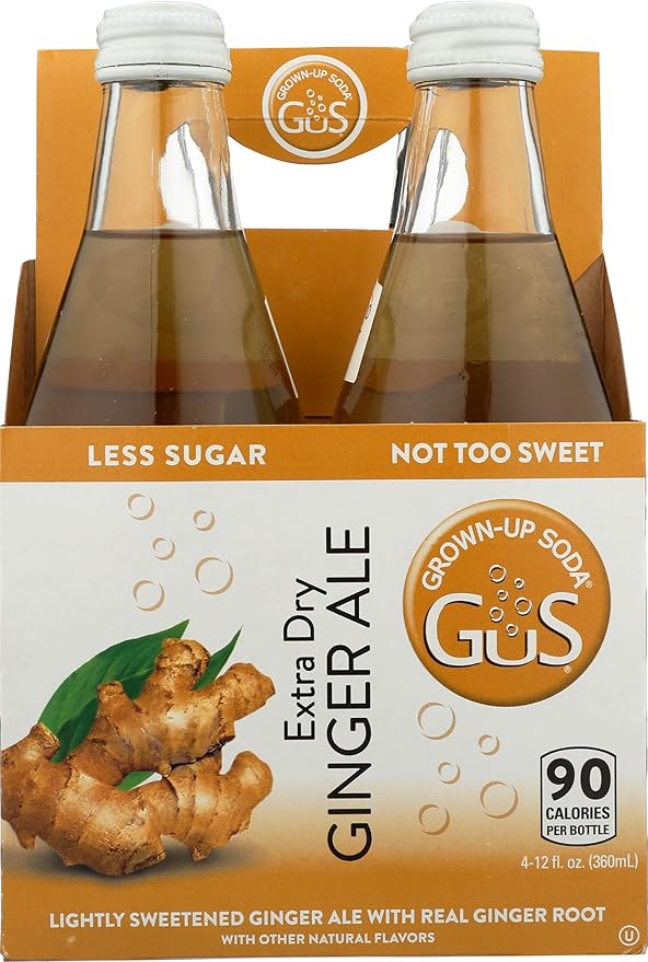 Gus Soda Soda Ginger Ale Xtra Dry 4pk