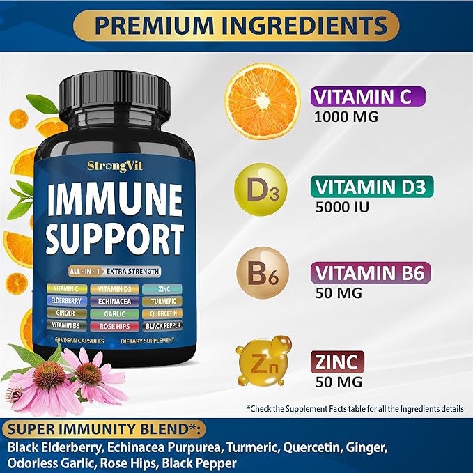 Cortisol &amp Immune Support Bundle (120 Capsules)