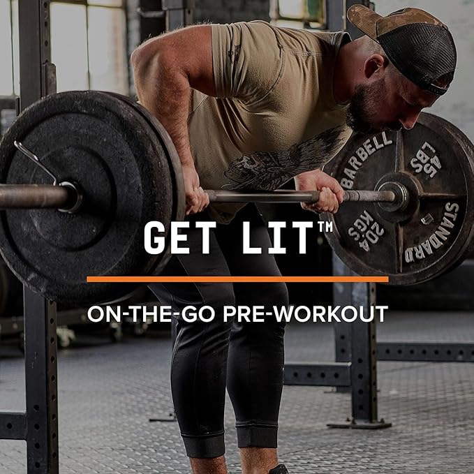 BEYOND RAW LIT On The Go | Ready to Drink Cans | Contains Caffeine L-Citrulline Beta-Alanine and Nitric Oxide | Gummy Worm | 12 Count