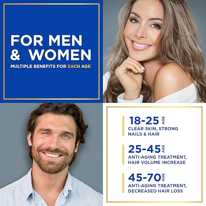 Vegan Collagen for Women and Men Supplements - Vitamin C Biotin Amino Acids Glycine Lysine Proline Organic Fruit &amp Vegetable Powder - Once A Day - 30 Plant Based Collagen Boost Tablets