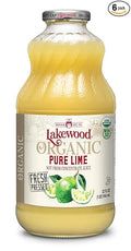 Lakewood Pure Lime Fresh Pressed 32 Fl Oz (Pack of 6)