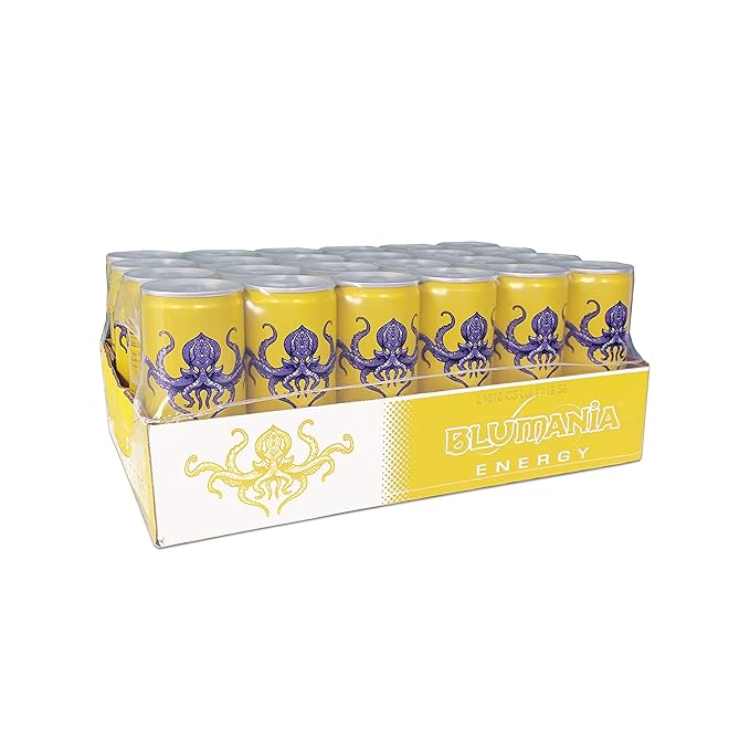 BLUMANIA ENERGY - TROPICAL 8.4 Oz (Pack of 24) No Jitters No Preservatives