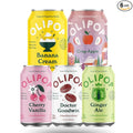 Prebiotic Soda Crisp Apple Banana Cream Cherry Vanilla Doctor Goodwin Ginger Ale Prebiotic Soft Drinks Supports Digestive Health &amp Gut Health Plant Fiber Low Calorie Low Sugar Vegan |6-P