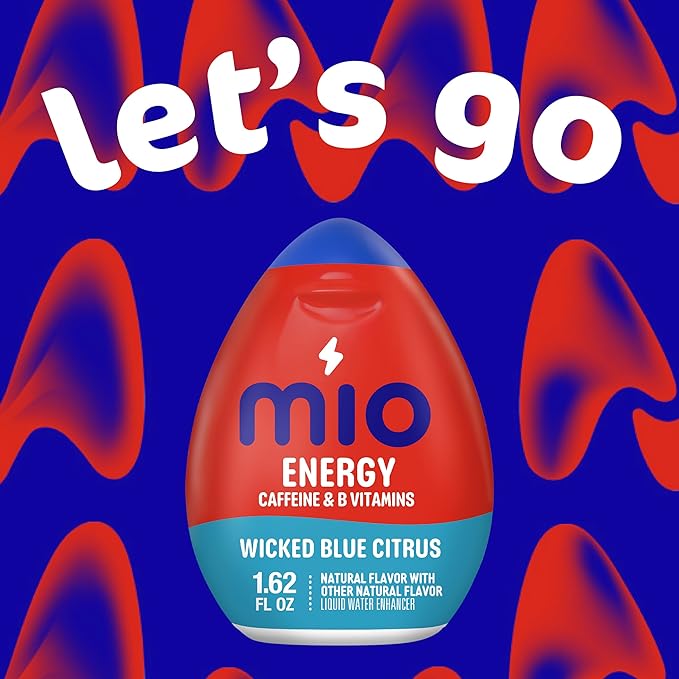 Mio Energy Liquid Water Enhancer Wicked Blue Citrus 1.62 OZ 2-pack
